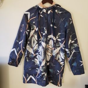 Two sided  Windbreaker with a floral pattern